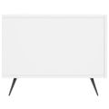 vidaXL Konferenčné stolíky 2 ks biele 50x50x40 cm kompozitné drevo
