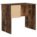 vidaXL Stôl Dymová dub 90 x 49 x 75 cm Kompozitné drevo