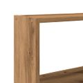 vidaXL Nástenná skrinka 158x18x53 cm dub artisan kompozitné drevo