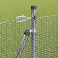 vidaXL Zvarené drôtené pletivo s betónovým základom 25 x 1,4 m