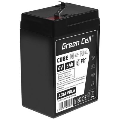 Green Cell AGM6V5AH-J VRLA gélová batéria 6V 5Ah