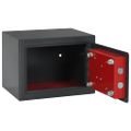 vidaXL Mechanický trezor tmavosivý 23x17x17 cm oceľový