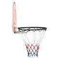 vidaXL Basketbalová doska biela 71x45x2 cm polyetén