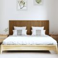 vidaXL Nástenné čelo postele medovohnedé 166x3x60 cm masívna borovica