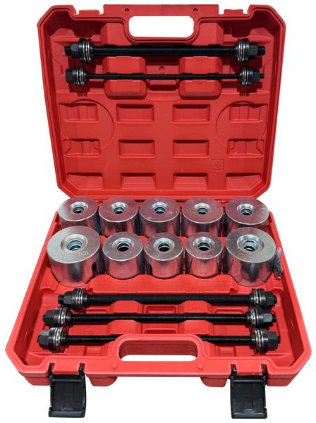 Sada na lisování a stahování ložisek a pouzder MECHANIC PULLER SET 3, 27 ks SIXTOL