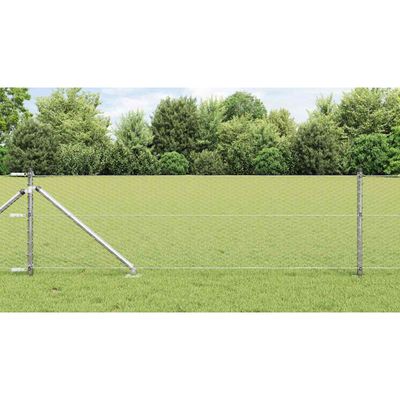 vidaXL Exteriérový hexagonálny plot s prístupovým stĺpikom 10 x 0,6 m