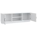 vidaXL TV skrinka Biela 150 x 31 x 47 cm Kompozitné drevo
