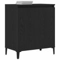 vidaXL Servírovacia skriňa Čierny dub 60 x 35 x 70 cm Kompozitné drevo