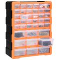 vidaXL Organizér s 39 zásuvkami 38x16x47 cm