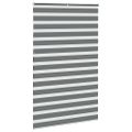 vidaXL Zebrová roleta tmavosivá 145x230 cm šírka látky 140,9 cm polyester
