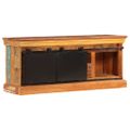 vidaXL TV skrinka 110x30x45 cm, recyklovaný masív