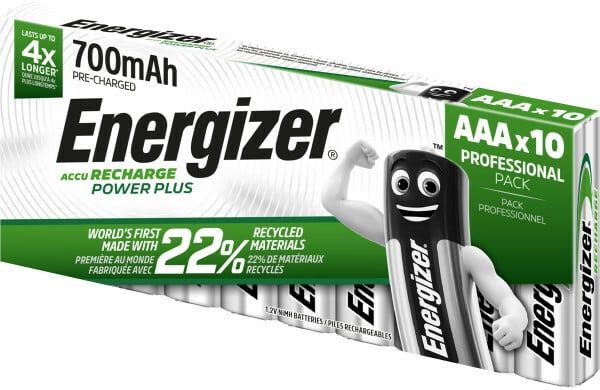 E300626405 Energizer Power Plus nabíjateľné batérie AAA 700mAh DP10