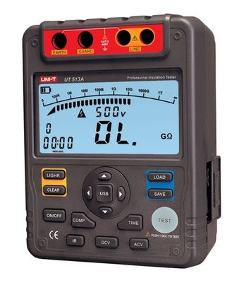 Tester izolačního odporu UNI-T UT513A