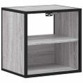 vidaXL Nástenné nočné stolíky 2 ks sivá sonoma 40x31x39,5 cm