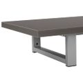 vidaXL Trojdielna súprava kúpeľňového nábytku keramika sivá