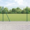 vidaXL Zvarené drôtené pletivo s betónovým základom 25 x 1,5 m Zelená