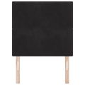 vidaXL Zadné čelo Čierny 90 cm Zamat