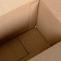 vidaXL Skladací box s úložiskom 50 ks Prírodná 24 x 13 x 13 cm Kartón