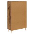 vidaXL Highboard so zásuvkou Staré drevo 69,5 x 31 x 115 cm