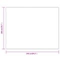 vidaXL Deka kakaovo hnedá 200x240 cm polyester