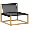 vidaXL Záhradná súprava gaučov 5 ks Biela a čierna