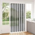 vidaXL Záves proti hmyzu z chenille Šedá a čierna 118 x 220 cm 100% PP