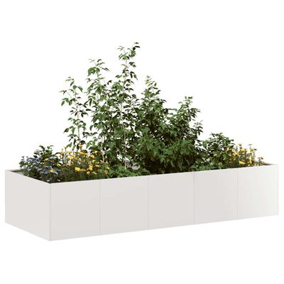 VidaXL kvetináč 200x80x40 cm Nerezová oceľ