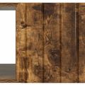 vidaXL Konferenčný stolík Dymový dub 90 x 50 x 40 cm Kompozitné drevo