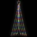 vidaXL LED vianočný stromček 339 LED farebné 187 cm