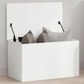vidaXL Úložný box biely 60x35x35 cm kompozitné drevo