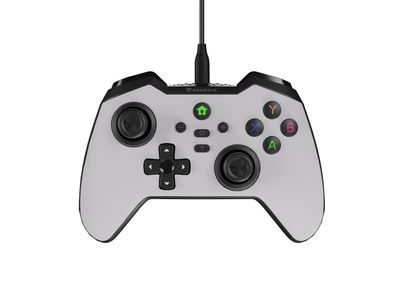 Drôtový gamepad Genesis MANGAN 300, pre PC/Switch/Mobil, biely