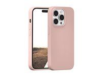 Zadný kryt pre mobilný telefón - kompatibilita s MagSafe - plast, silikón - ružová pink sand - pre Apple iPhone 15 Pro