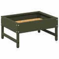 vidaXL Krmítko pre vtáky Olivová zelená 80 x 28 x 13.5 cm