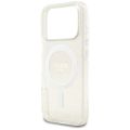 Guess IML Glitter Pearl Strap MagSafe puzdro pre iPhone 17 Pro Max transparentné