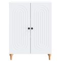 vidaXL Servírovacia skriňa Biela 66 x 34,5 x 90 cm Kompozitné drevo