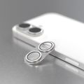 Etteri full camera lens guard for iPhone 17 silver