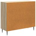 vidaXL Servírovacia skriňa Dub sonoma 89 x 34,5 x 80 cm