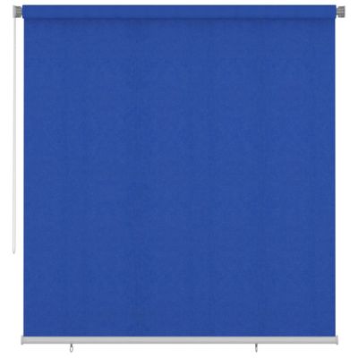 vidaXL Vonkajšia zatemňovacia roleta 220x230 cm modrá HDPE