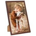 vidaXL Fotorámiky na stôl, koláž 5 ks, hnedé 28x35 cm, MDF