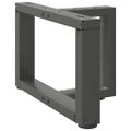 vidaXL Nohy konferenčného stolíka v tvare T, 2 ks, antracitové, 40x25x(30-31) cm, oceľ