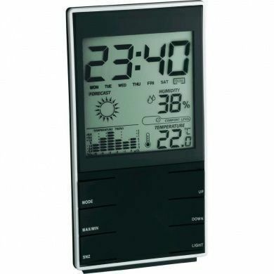 35.1102.01 TFA Digitálna meteostanica, čierna