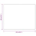 vidaXL Deka čierna 200x240 cm polyester