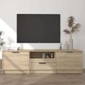 vidaXL TV skrinka, dub sonoma, 140x35x40 cm, imitácia dreva