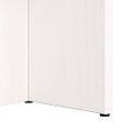 vidaXL Konferenčný stolík Biela 80 x 39,5 x 35 cm Borovicový masív