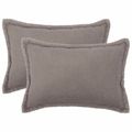 vidaXL Poťah na podložku 2 pcs HOUTEN Svetlosivá 50 x 80 cm Bouclé