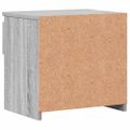 vidaXL Nočné stolíky 2 ks sivé sonoma 40x30x39 cm spracované drevo