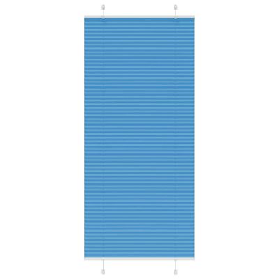 vidaXL Plisovaná roleta modrá 95x200 cm Šírka látky 94,4 cm Polyester