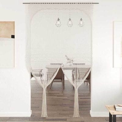 vidaXL Záclona macrame 140x240 cm bavlna