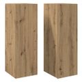 vidaXL TV skrinky 2 ks dub artisan 30,5x30x90 cm kompozitné drevo