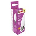 LED žiarovka Classic sviečka / E27 / 4,2 W (40 W) / 470 lm / teplá biela